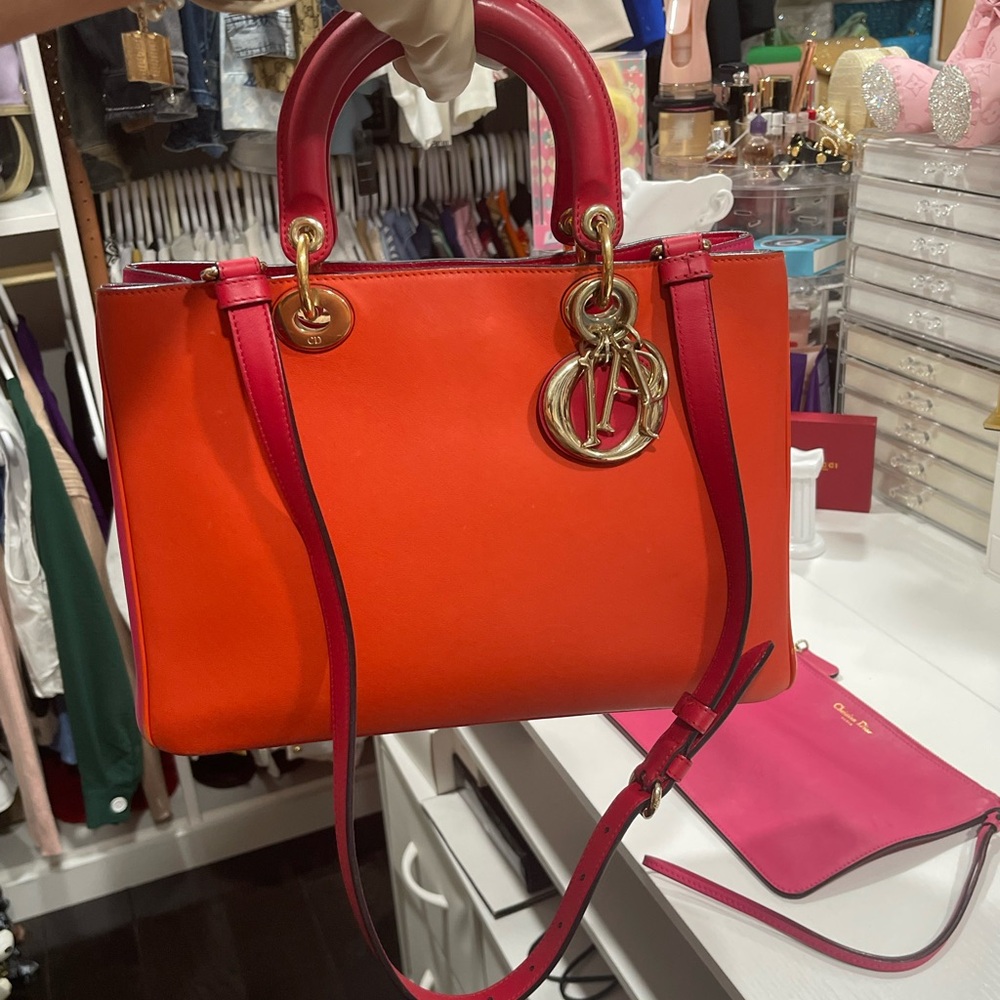Dior Red Handbag - Picture 6 of 14